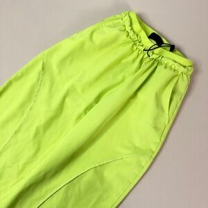 Jo+Jax Sport Pants Youth Medium YM Neon Yellow Highlighter Dance Warm Up Joggers
